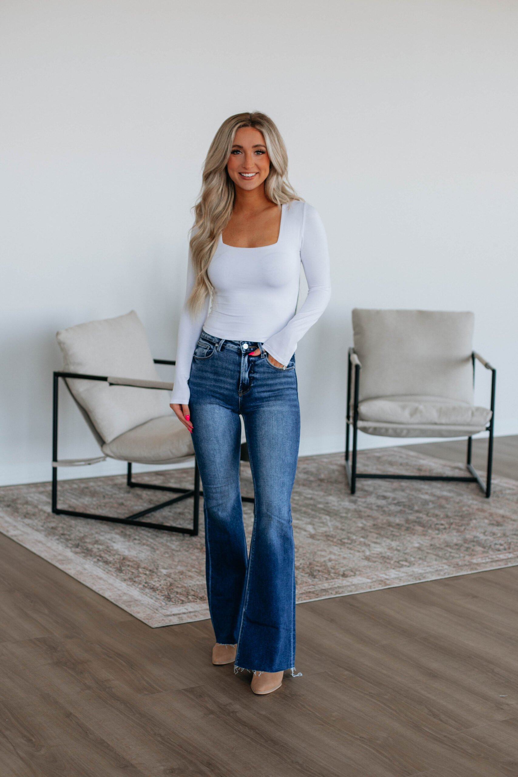 Collyns Basic Top - Ivory - Image 3