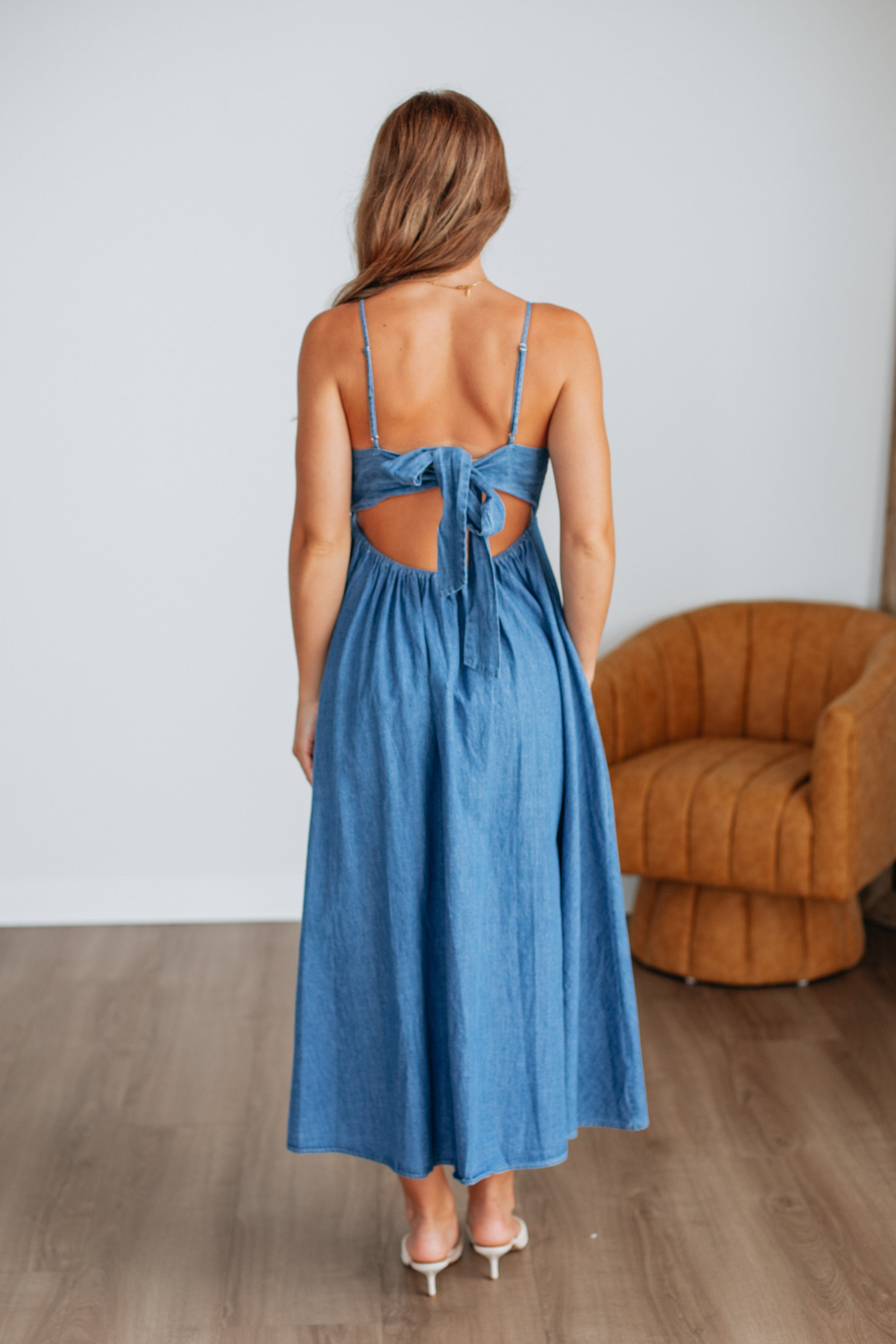 Kassie Denim Dress - Image 6