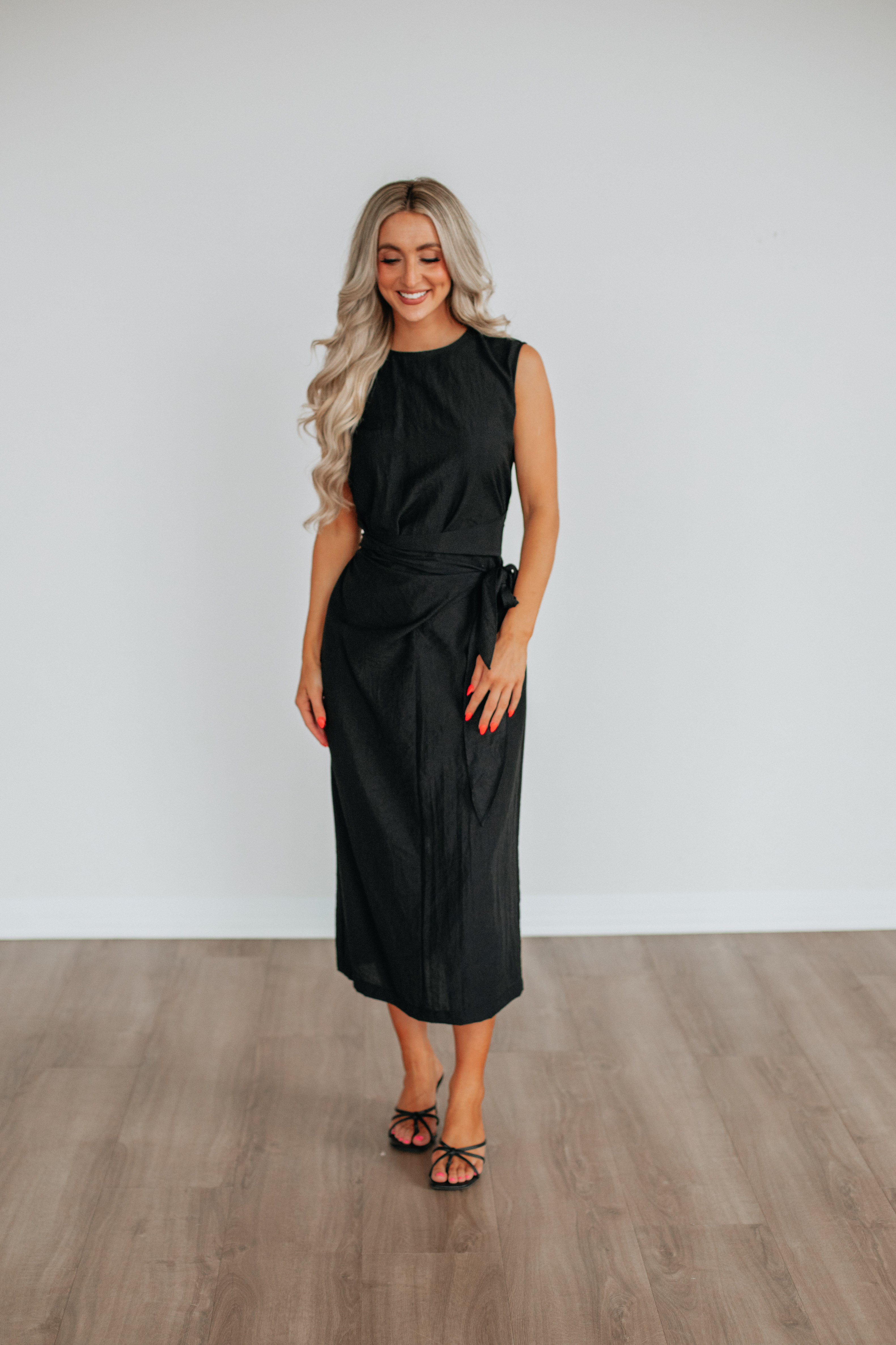 Nadine Linen Dress