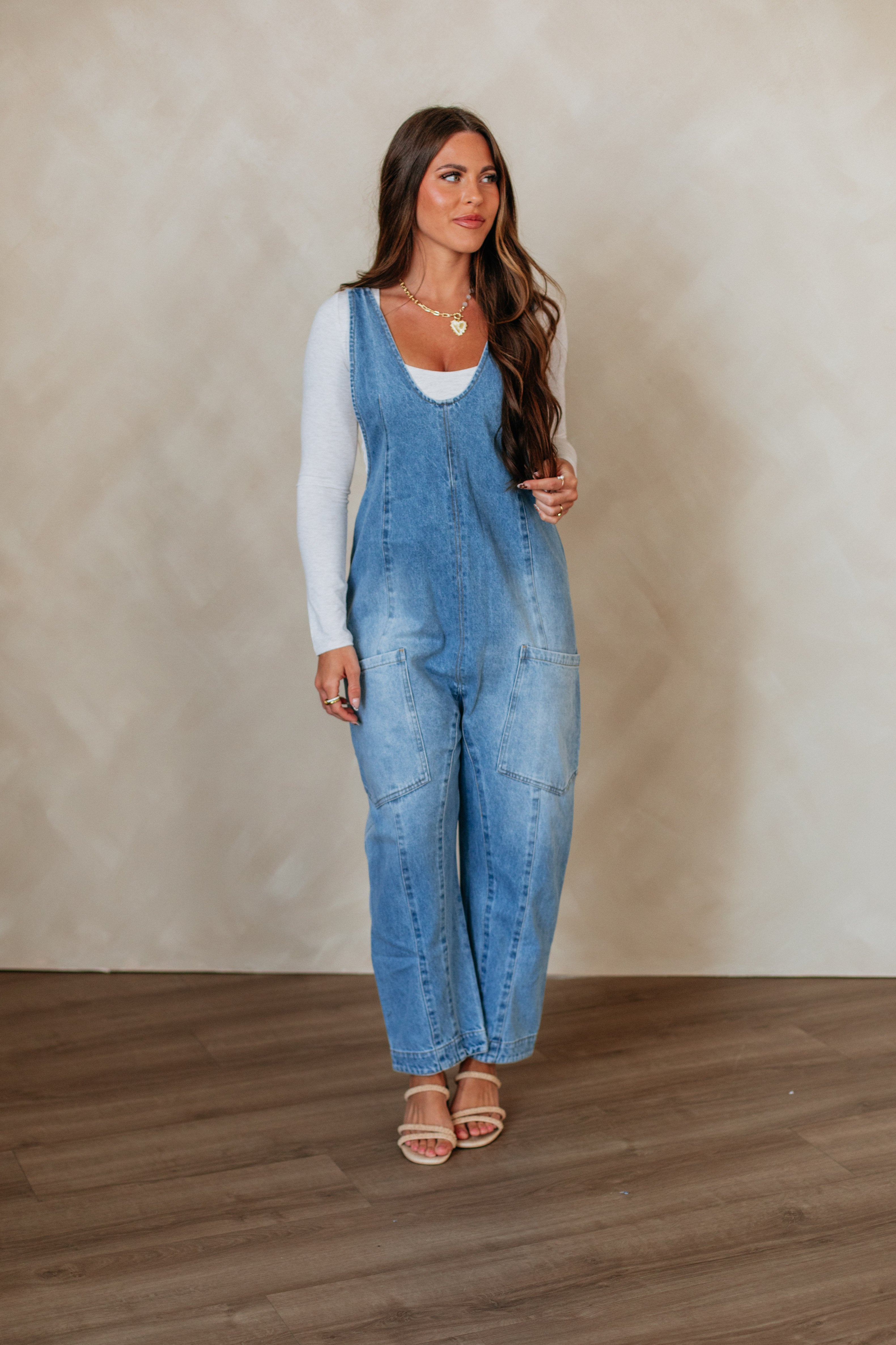 Jovi Denim Jumpsuit - Image 4