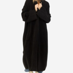 Hugh Shawl Collar Coat - Black